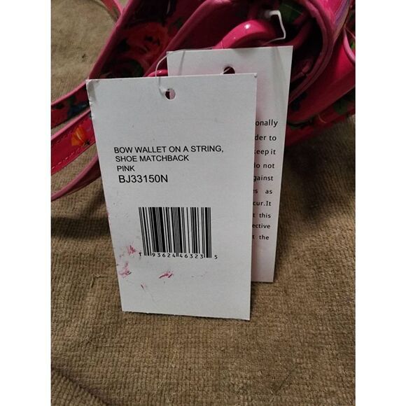 Betsey Johnson Pink Wallet on a String NWT - Picture 5 of 5